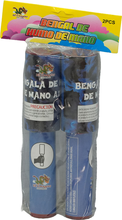 U8108-3 Bengala de Humo de Mano Azul