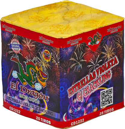CD1222 Estrellas Violetas con Crackling