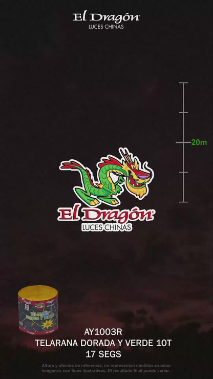 AY1003R Telarana Dorada y Verde