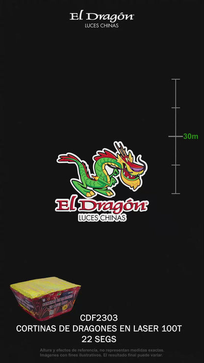 CDF2303 Cortinas de Dragones en Laser